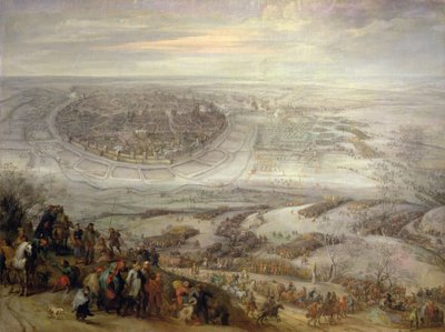 Het Beleg van Freiberg in Meissen, 1643 door Peeter Snayers